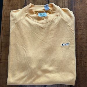 Golf wear: Yellow w/navy Mock neck by Snake Eyes